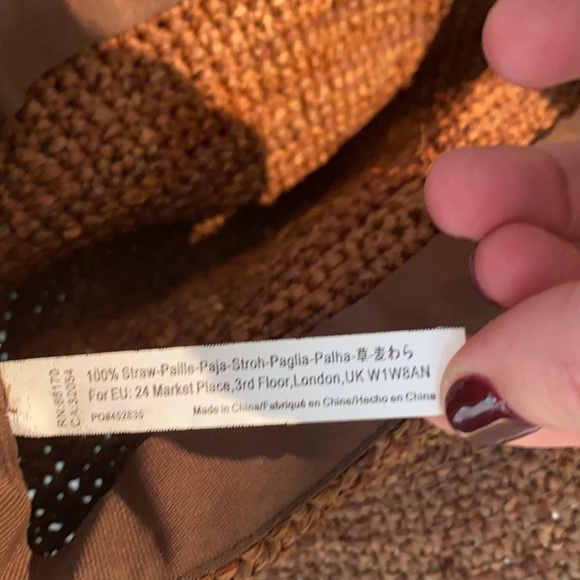 Free People Dark Brown Straw Sun Hat - Picture 4 of 4